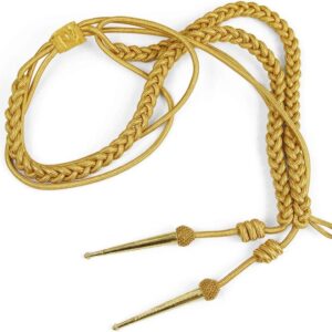 Aiguillette with Mesh & Metal Tips