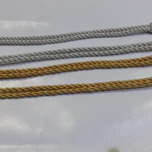 German Army WW2 Generals cap cords in gold wire and silver for the peaked visor cap